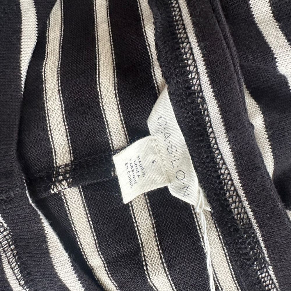 Caslon Women's Black and White Nautical Striped Knit Dress Size S - Picture 11 of 11
